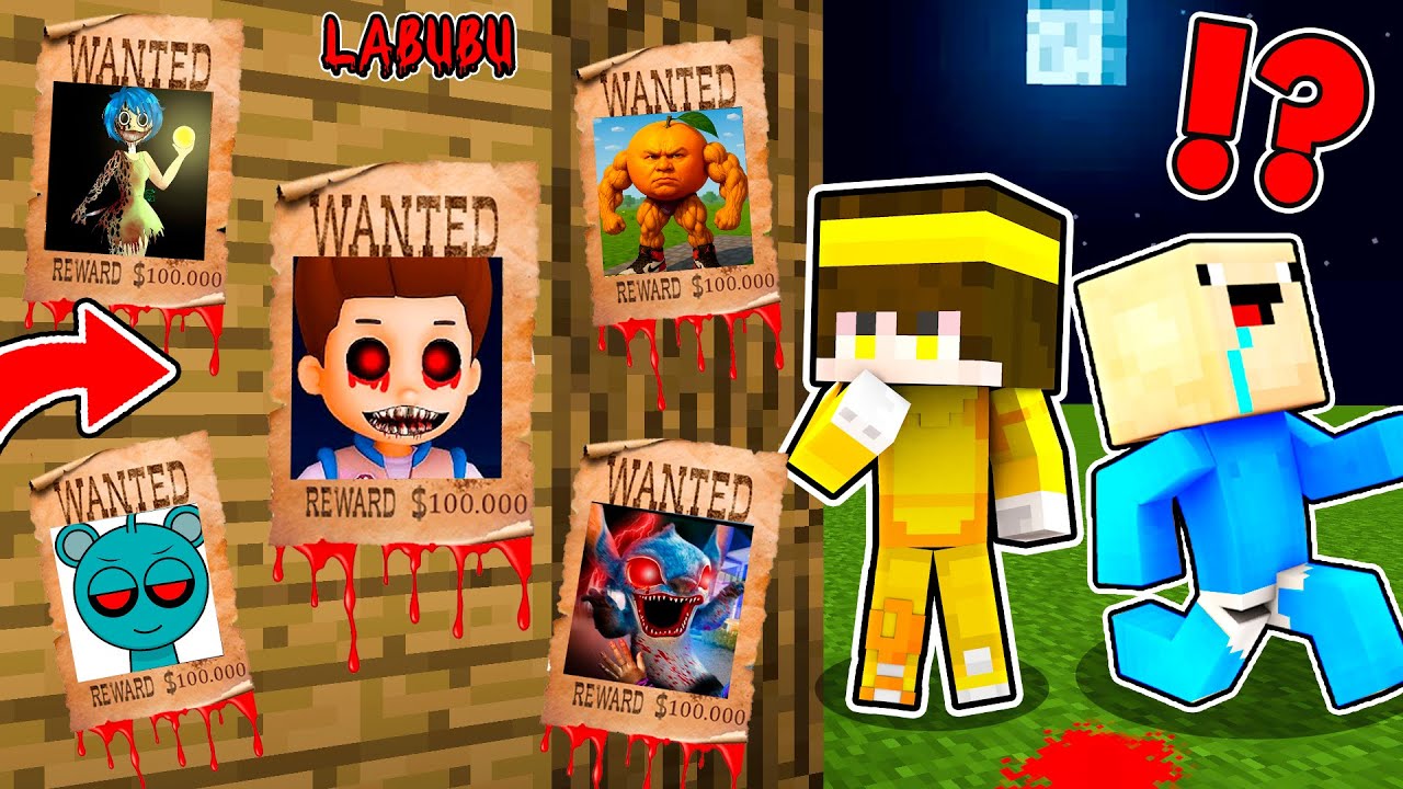 ¿Por que BUSCAN a los MONSTRUOS ATERRADORES en Minecraft? | Stitch, Ryder, Alegria, Squid Game 3