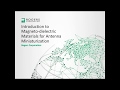 Introduction to Magneto-Dielectric Materials for Antenna Miniaturization