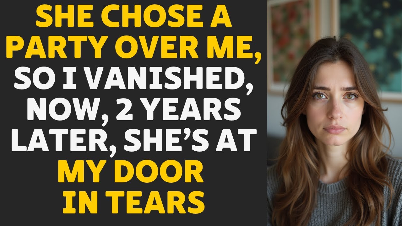 She picked a party over me, so I disappeared — now two years later, she’s begging to come back
