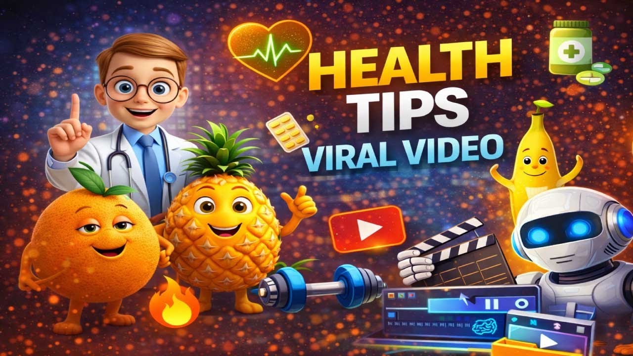 Health Tips Viral Video Making Process