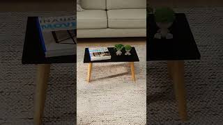 Mesa de Centro Moderna Pés Palito Transforme sua Sala #MesaDeCentro #DecoracaoSala #MoveisModernos
