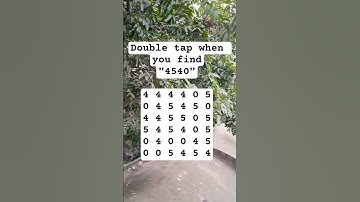 Observation Visual Test: 5 Seconds For You To Spot:4540. Try Your Skills!  #search #puzzle #shorts