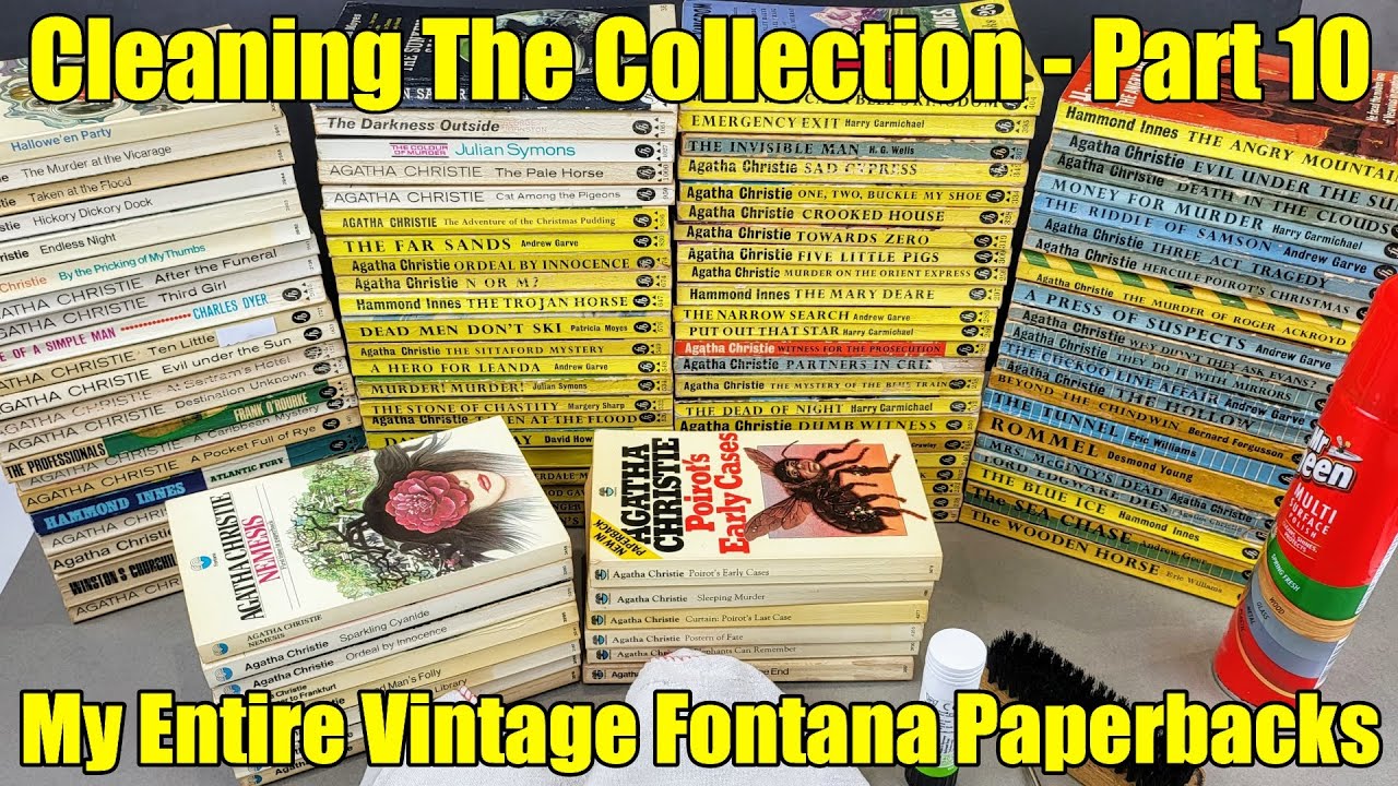 Unintentional ASMR Cleaning Vintage Paperbacks Part 10 Vintage