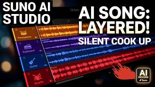 SUNO AI Music - Silent COOK UP! Adding Keyboards, Guitar and Drums