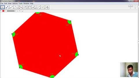 construct of Hexgon using Geo-Gebra by Ramesh Jaiswal