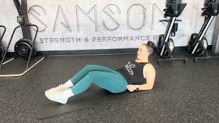 Hamstring Plank on Elbows