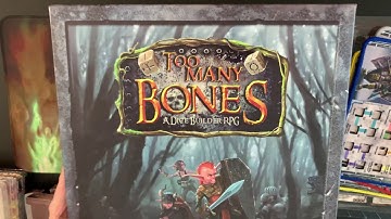 Too Many Bones Board Game Unboxing - What