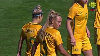Australia v Denmark 1st Half - Algarve Cup