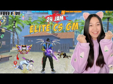 RUSUHIN ANAK ELITE CS RANK PAKE BUNDLE GRATIS, AUTO BOOYAH - FREE FIRE INDONESIA