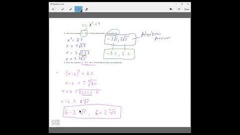 1.11 (Math 110) Solving Equations and Inequalities Graphically