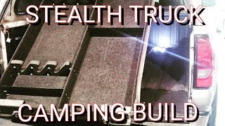 STEALTH Truck Camping Build *SIMPLE*