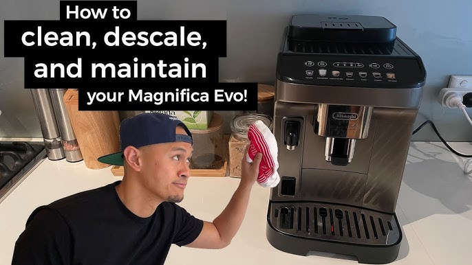 How to descale the Magnifica Evo with milk ECAM290.61.SB  When you see  that red warning light it means it's time to descale, descaling is simple  and easy, follow this how to