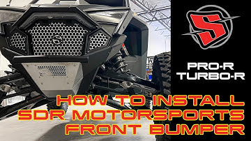 SDR PRO-R and TURBO-R Front Bumper Install