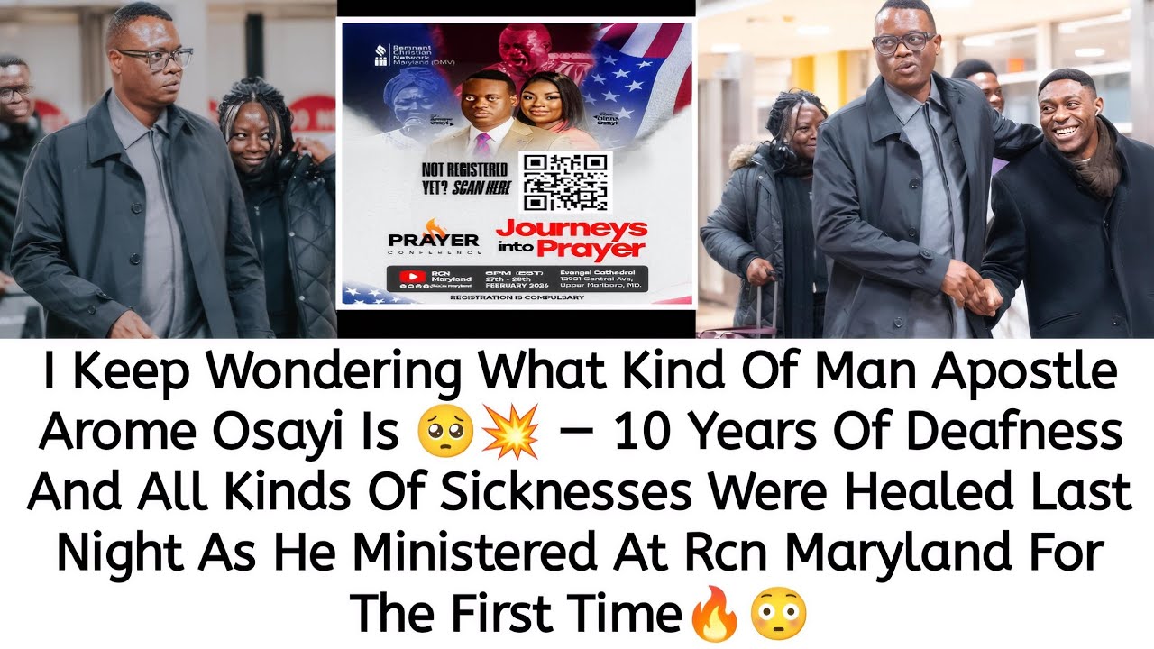 Я всё думаю, что за человек апостол Ароме Осайи — 10 лет глухоты мгновенно прошли.