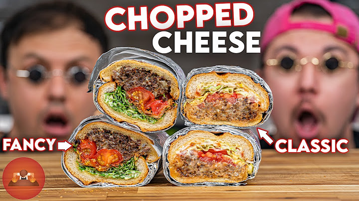The Ultimate Chopped Cheese Battle | Classic VS Fancy
