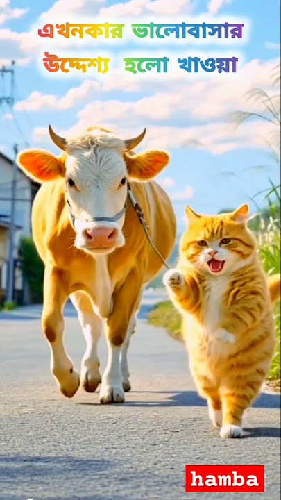 Hamba cartoon #shorts #cow #viral