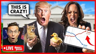 Migrants EATING Pet CATS and DUCKS?!  | Kamala TANKS in Polls Before Debate as Trump SURGES 📈