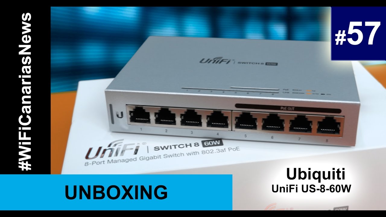 Ubiquiti UniFi Switch US-8-60W - switch - 8 ports - managed