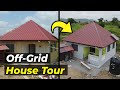 1 bedroom minimal offgrid starter house tour