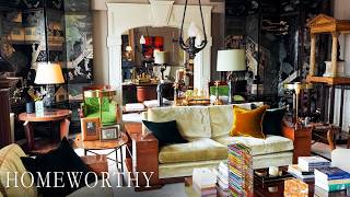 NYC INTERIORS Colorful Apartments Filled with Antiques Art Timeless Style