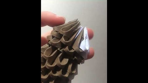3d origami monkey