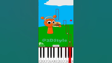 endless burger Sprunki Incredibox funny animation #sprunki (@2DStyle) - Octave Piano Tutorial