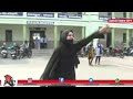 Hijab rowkarnatakas brave muslim girl shouts allahu akbar to counter chanting of jai shri ram