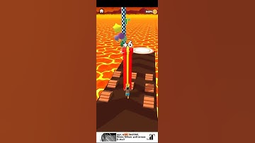 fun bridge run race 3d #walkthrough #gaming android,ios #gameplay #shorts