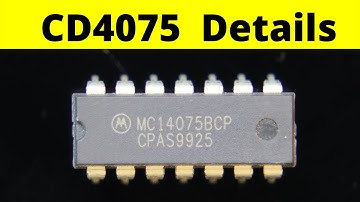CD4075 | 3 input OR Gate CMOS IC