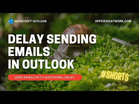 Delay sending emails in Microsoft Outlook and control better your messages