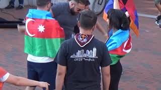 Armenian dance demonstration interrupted by Azeri counter-protesters