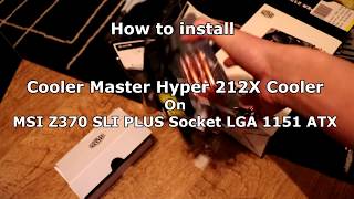 cooler master hyper 212 evo install msi z270 cooler master hyper 212 evo install msi z270