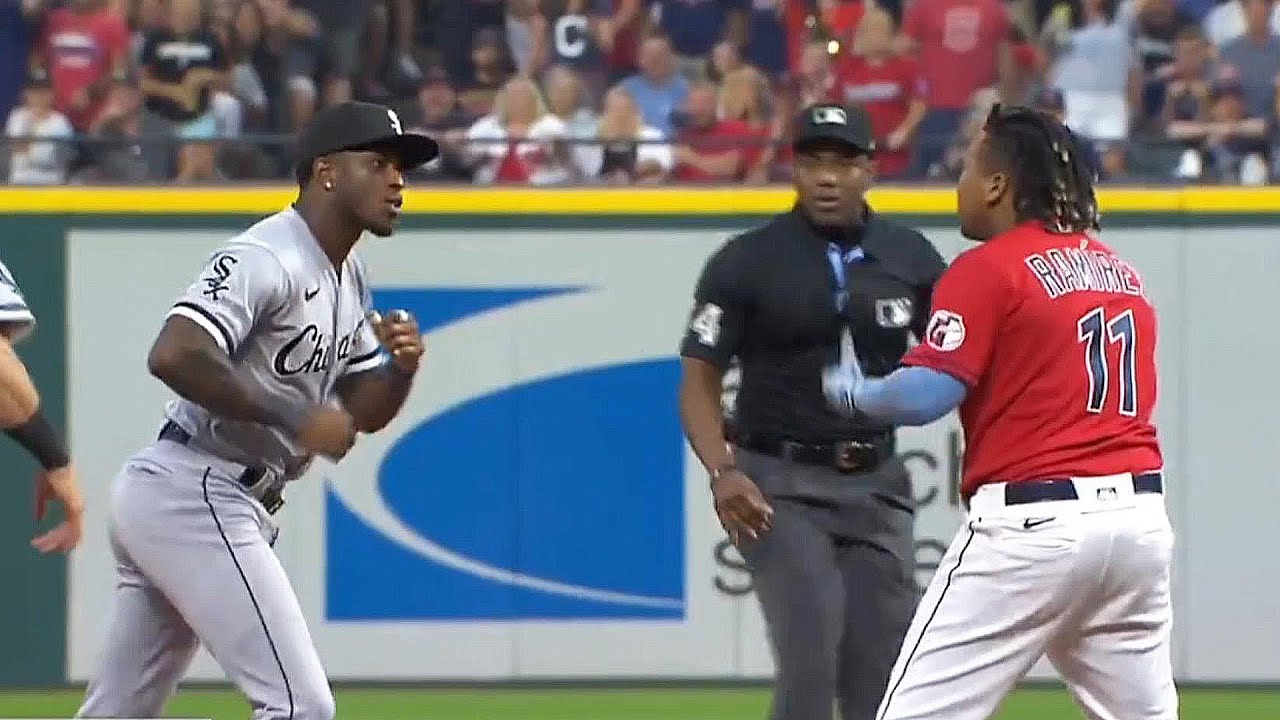 Tim Anderson, Jose Ramirez throw punches in benches-clearing ...