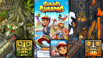 Temple Run 2 Lost Jungle Vs Subway Surfers Little Rock Vs Temple Run 2 Volcano Island - Endless Run