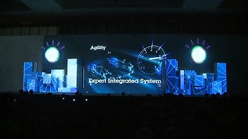 Stage 3D Video Mapping, Product Launching   IBM Co