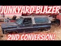 Saved from the Salvage Yard! 1974 Chevrolet K5 Blazer 2WD conversion! Budget Build Squarebody!