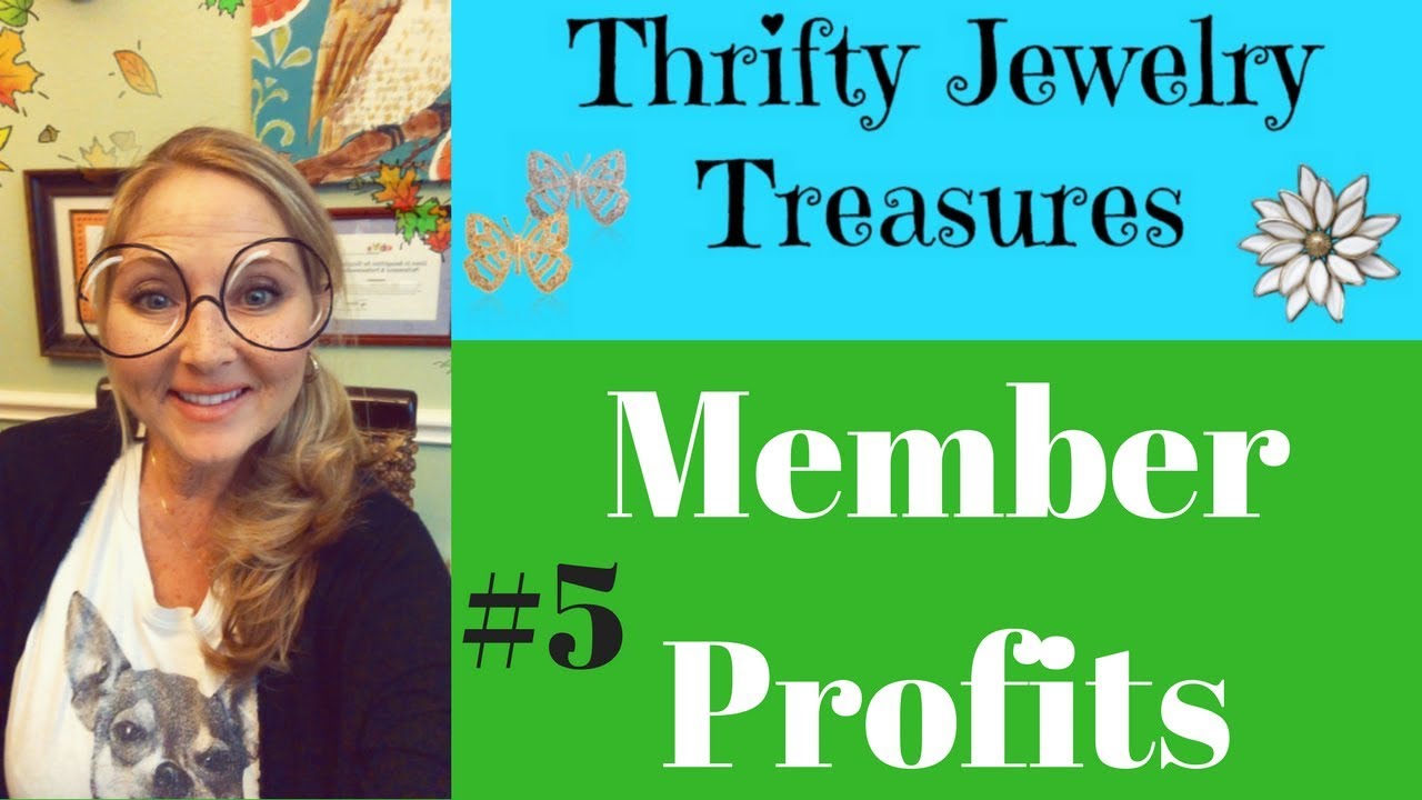 Thrifty Jewelry Treasures Member Profits Sold on eBay 5 YouTube