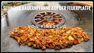 Schnelle Bauernpfanne Von Der Firezeug Feuerplatte