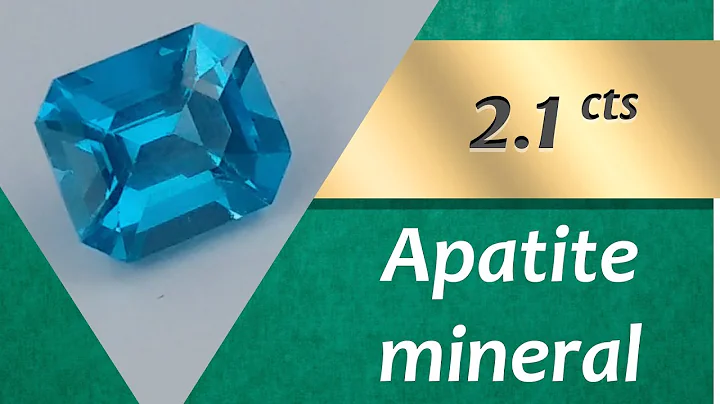 Apatite Mineral. 2.1 Carats Natural Mineral of Apatite
