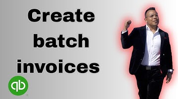 How to create batch invoices  QuickBooks Online Advanced 2025