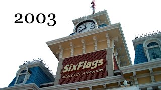 Six Flags Worlds of Adventure Classic Footage - 2003