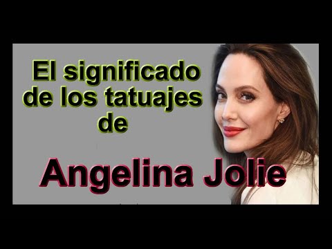 Vídeo: O Que Significam As Tatuagens Do Ombro Esquerdo De Angelina Jolie?
