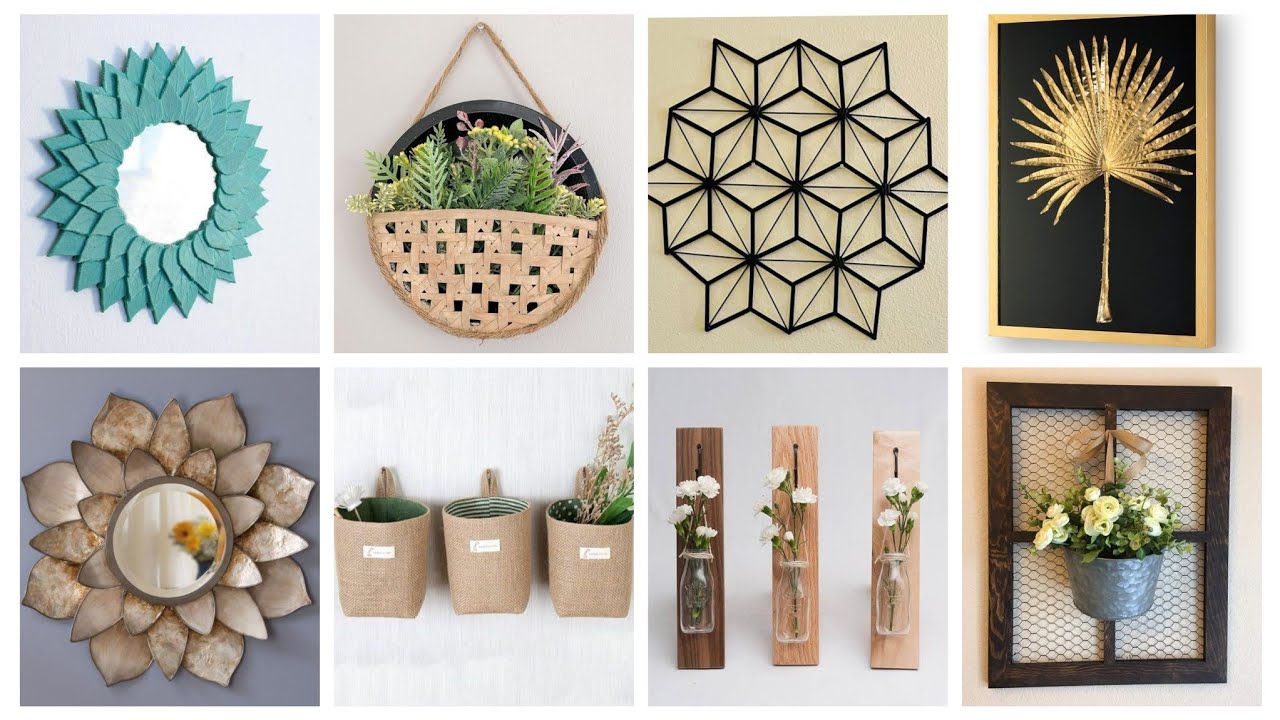 خلي بيتك متميز أفكار ✨ لصنع ديكورات حائط الصالة 2023 #deco#diy#craft #home #ideas idée