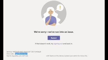 Fix Microsoft Teams Error Code signInRestriction:1