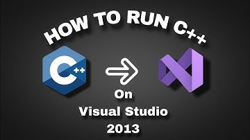 HOW TO RUN C++ PROGRAM || ON VISUAL STUDIO 2013 ||