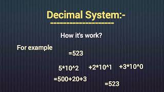 Decimal And Binary Number || How Decimal and binary system work
