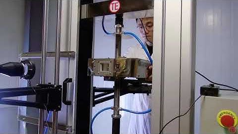 WDW 20S electromechanical universal testing machine with video extensometer and short furnace