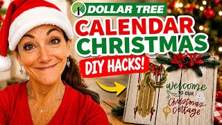 Gorgeous Dollar Tree Calendar Christmas Diy Crafts!
