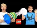 LEGO FOG MACHINE PRANK on CARTER SHARER!!