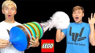 LEGO FOG MACHINE PRANK on CARTER SHARER!!